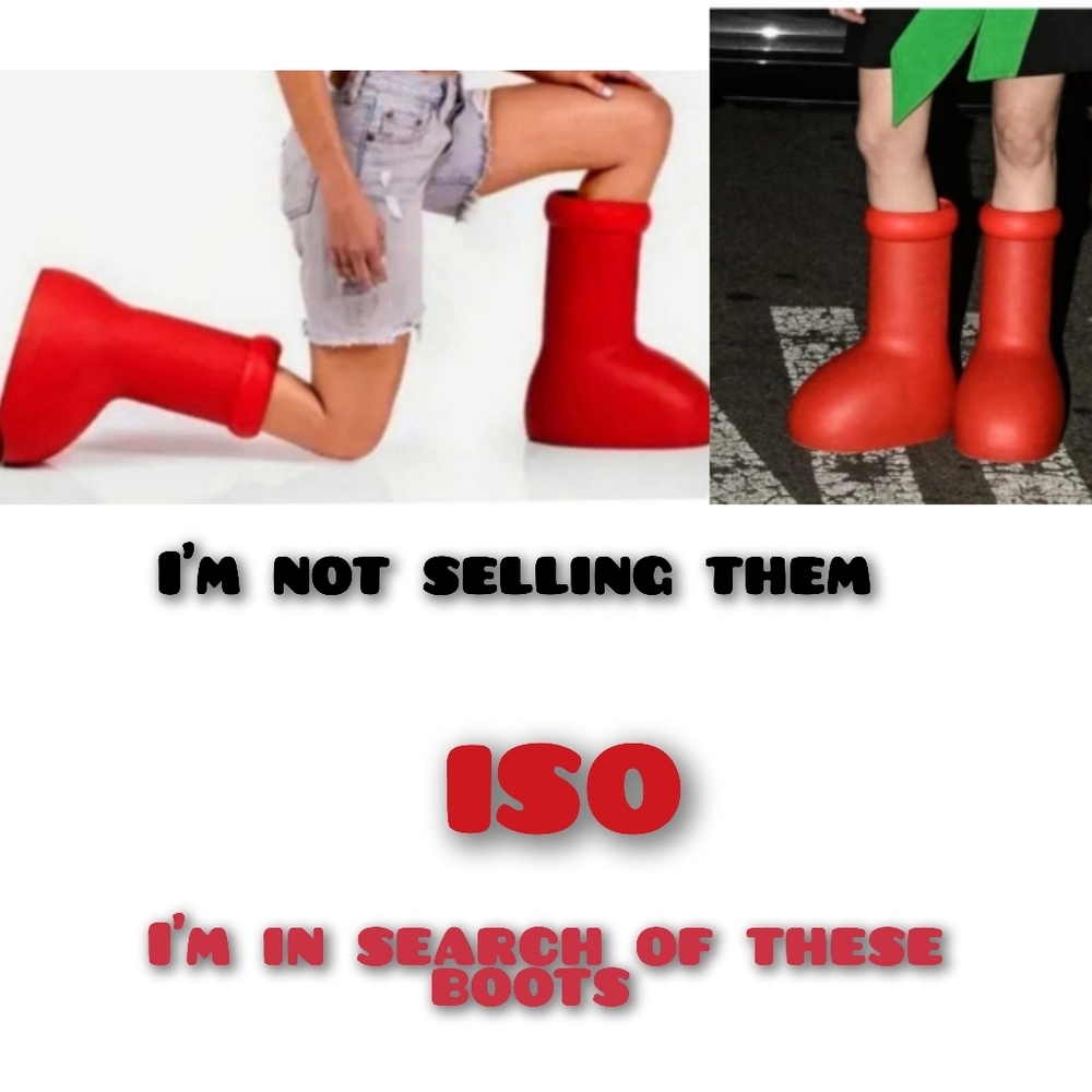 ISO MSCHF Red Boots